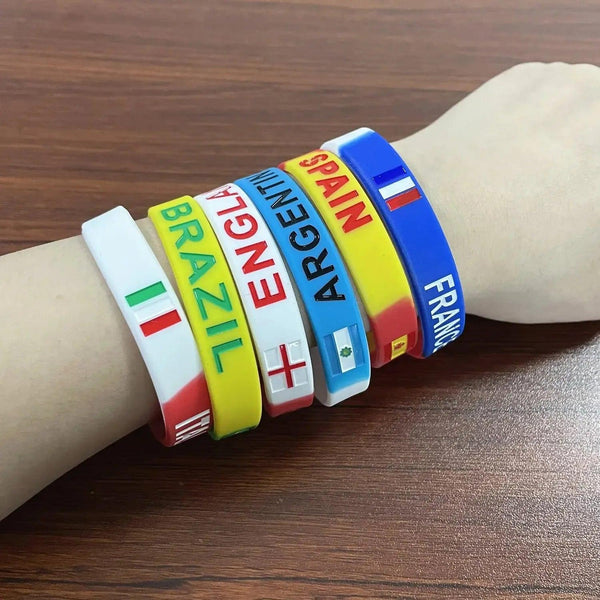 Country Flag Bracelet Collection - Silicone Wristband