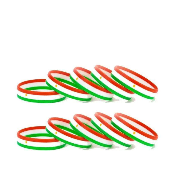 Country Flag Bracelet Collection - Silicone Wristband