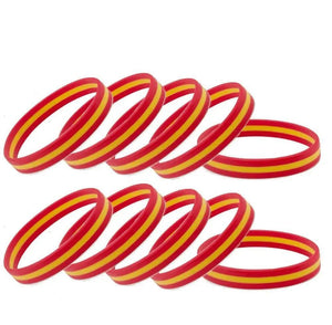 Country Flag Bracelet Collection - Silicone Wristband