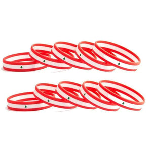 Country Flag Bracelet Collection - Silicone Wristband