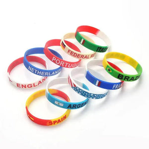 Country Flag Bracelet Collection - Silicone Wristband