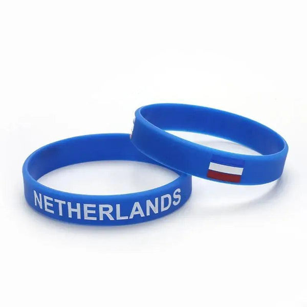 Country Flag Bracelet Collection - Silicone Wristbands