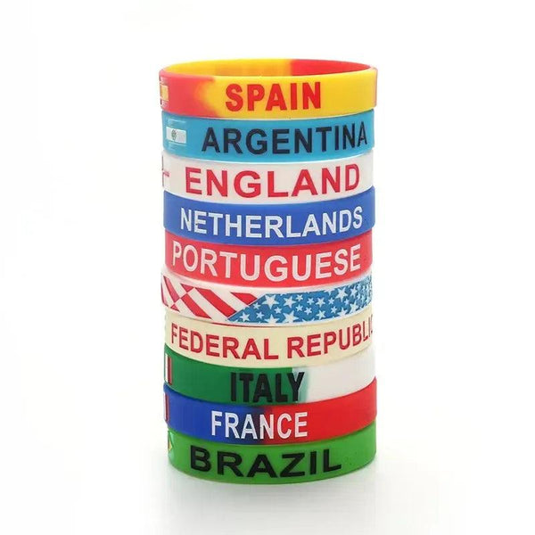 Country Flag Bracelet Collection - Silicone Wristbands