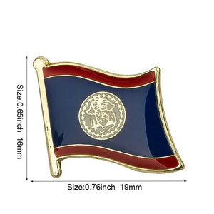 Country Flag Lapel Pin Collection - Enamel Pin Flag
