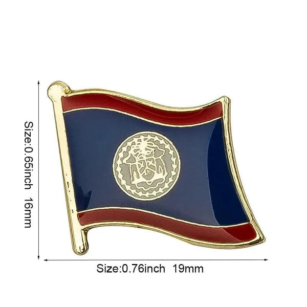 Country Flag Lapel Pin Collection - Enamel Pin Flag