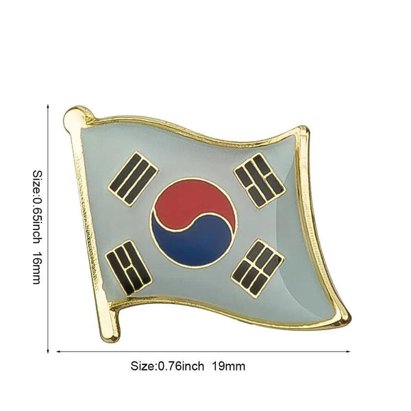 Country Flag Lapel Pin Collection - Enamel Pin Flag