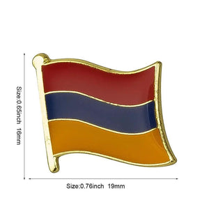 Country Flag Lapel Pin Collection - Enamel Pin Flag