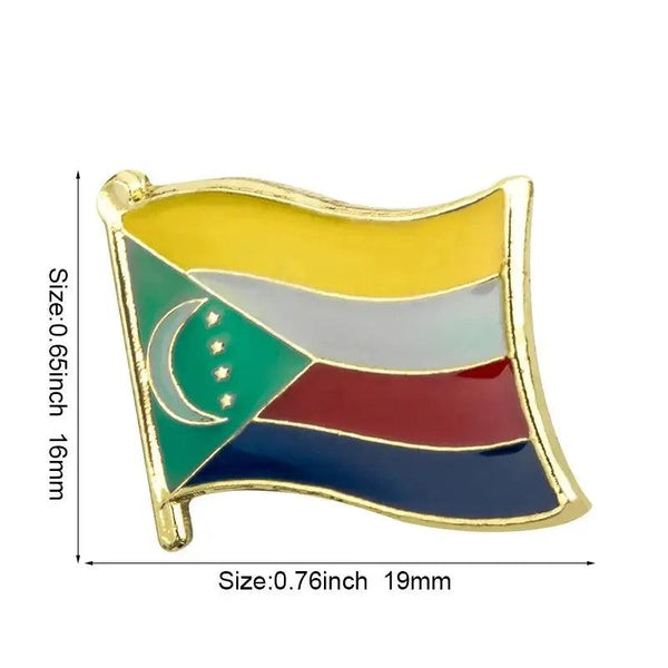 Country Flag Lapel Pin Collection - Enamel Pin Flag