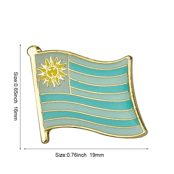 Country Flag Lapel Pin Collection - Enamel Pin Flag
