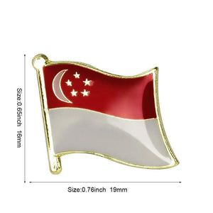 Country Flag Lapel Pin Collection - Enamel Pin Flag