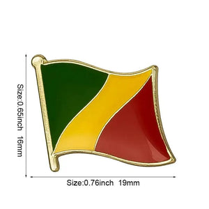Country Flag Lapel Pin Collection - Enamel Pin Flag