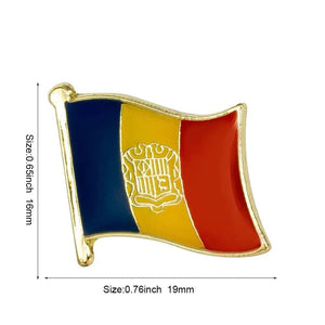 Country Flag Lapel Pin Collection - Enamel Pin Flag