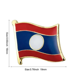 Country Flag Lapel Pin Collection - Enamel Pin Flag