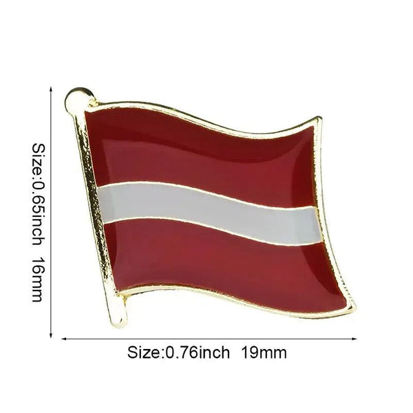Country Flag Lapel Pin Collection - Enamel Pin Flag