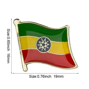 Country Flag Lapel Pin Collection - Enamel Pin Flag