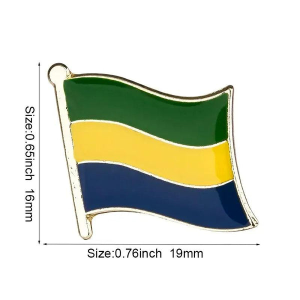 Country Flag Lapel Pin Collection - Enamel Pin Flag