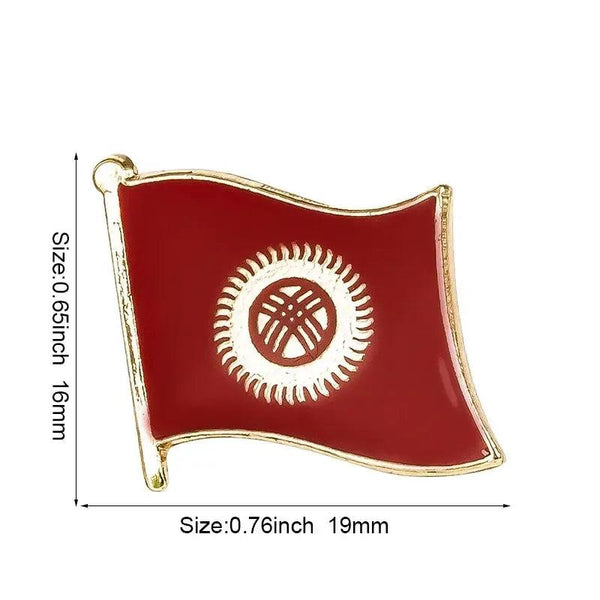 Country Flag Lapel Pin Collection - Enamel Pin Flag
