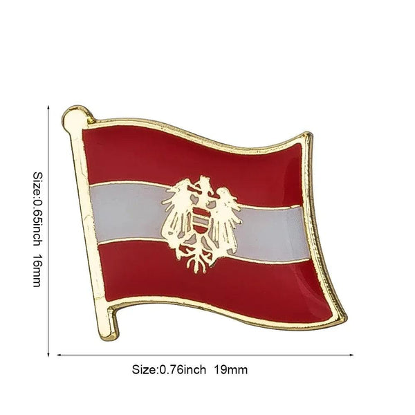 Country Flag Lapel Pin Collection - Enamel Pin Flag