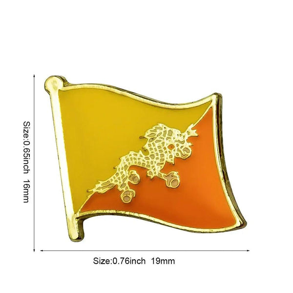 Country Flag Lapel Pin Collection - Enamel Pin Flag