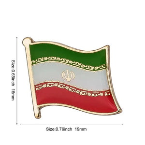 Country Flag Lapel Pin Collection - Enamel Pin Flag
