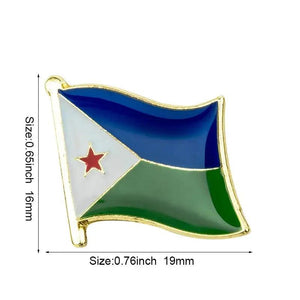 Country Flag Lapel Pin Collection - Enamel Pin Flag