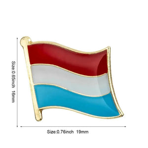 Country Flag Lapel Pin Collection - Enamel Pin Flag