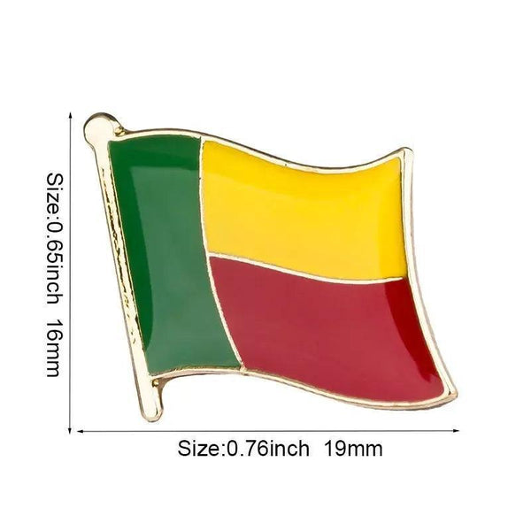 Country Flag Lapel Pin Collection - Enamel Pin Flag