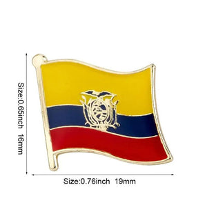 Country Flag Lapel Pin Collection - Enamel Pin Flag