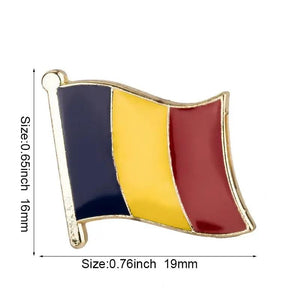 Country Flag Lapel Pin Collection - Enamel Pin Flag