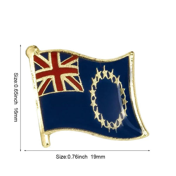 Country Flag Lapel Pin Collection - Enamel Pin Flag