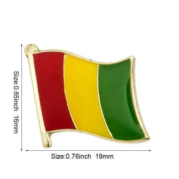 Country Flag Lapel Pin Collection - Enamel Pin Flag