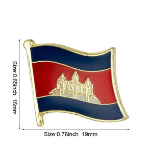 Country Flag Lapel Pin Collection - Enamel Pin Flag