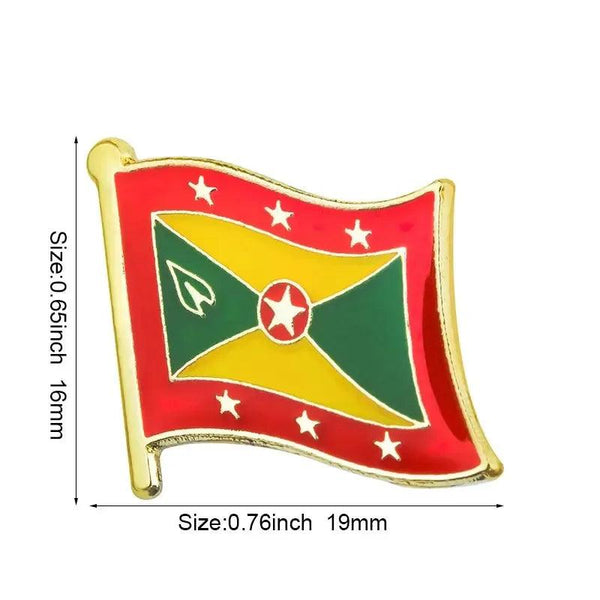 Country Flag Lapel Pin Collection - Enamel Pin Flag