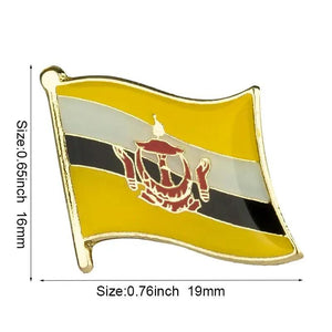 Country Flag Lapel Pin Collection - Enamel Pin Flag