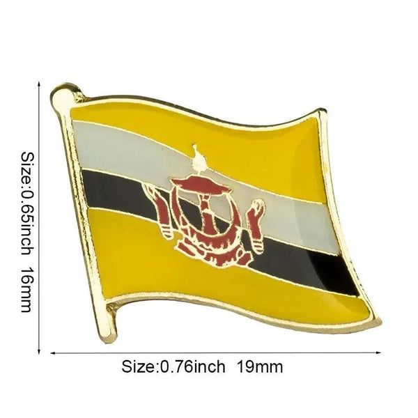 Country Flag Lapel Pin Collection - Enamel Pin Flag