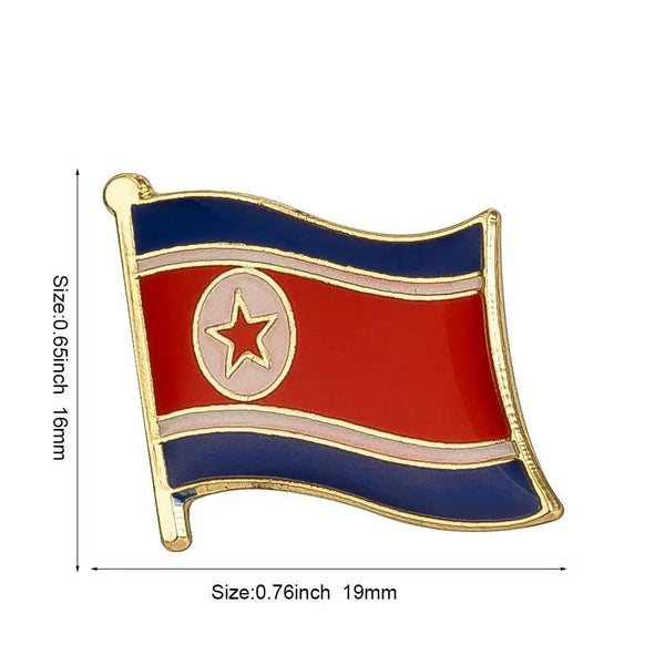 Country Flag Lapel Pin Collection - Enamel Pin Flag