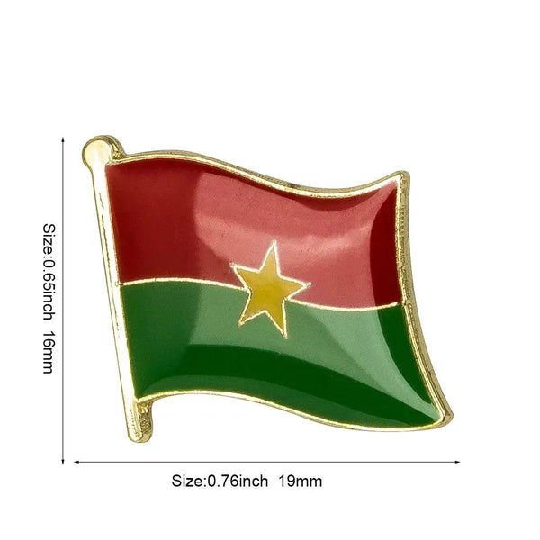 Country Flag Lapel Pin Collection - Enamel Pin Flag
