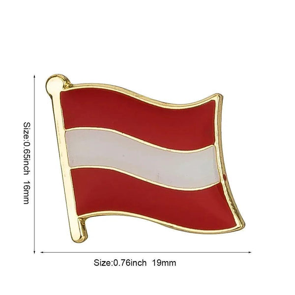 Country Flag Lapel Pin Collection - Enamel Pin Flag