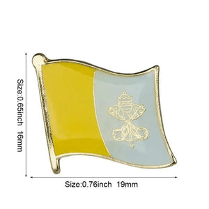 Country Flag Lapel Pin Collection - Enamel Pin Flag