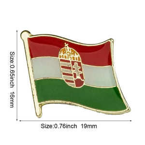 Country Flag Lapel Pin Collection - Enamel Pin Flag