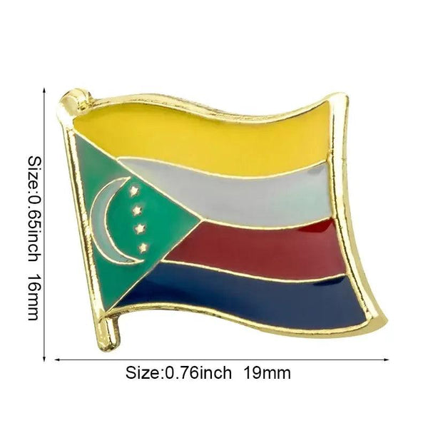 Country Flag Lapel Pin Collection - Enamel Pin Flag