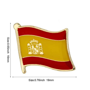 Country Flag Lapel Pin Collection - Enamel Pin Flag