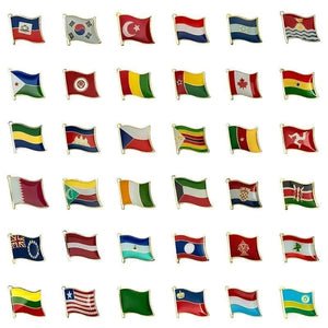 Country Flag Lapel Pin Collection - Enamel Pin Flag