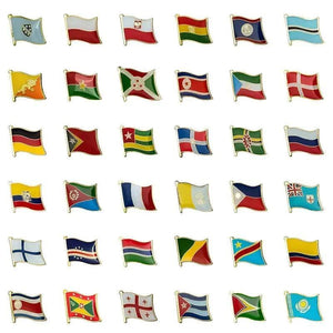 Country Flag Lapel Pin Collection - Enamel Pin Flag