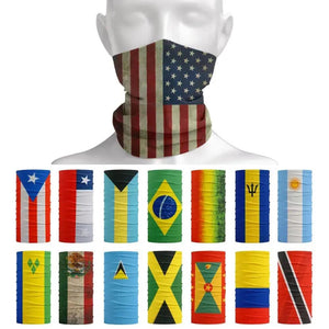 Country Flag Neck Gaiter – Bandana, Face Mask & Headband