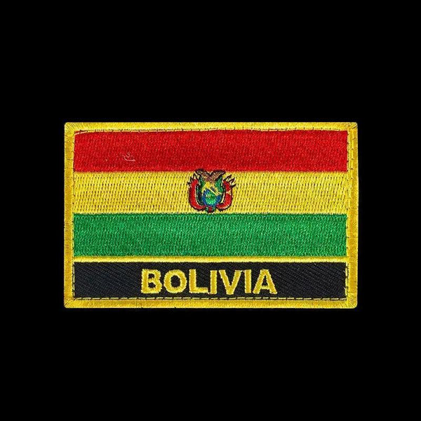 Country Flag Patch Collection - Hook & Loop Patches