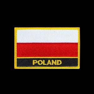 Country Flag Patch Collection - Hook & Loop Patches