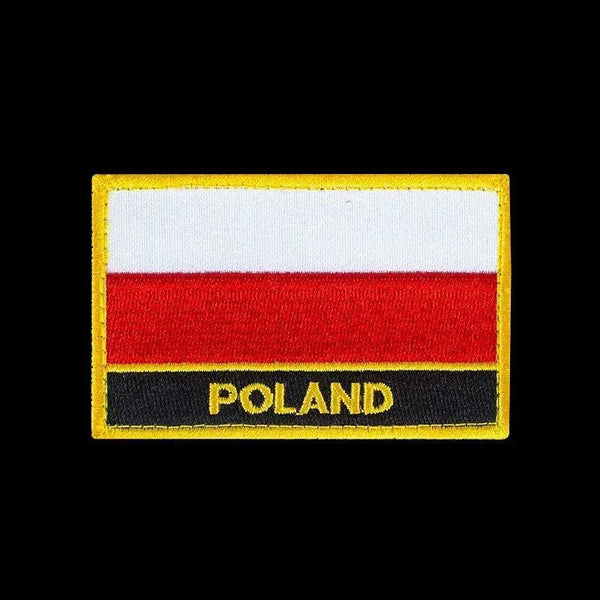 Country Flag Patch Collection - Hook & Loop Patches