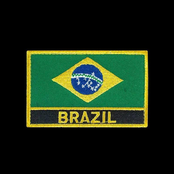 Country Flag Patch Collection - Hook & Loop Patches