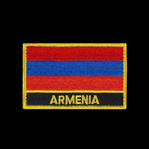 Country Flag Patch Collection - Hook & Loop Patches